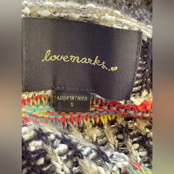 Lovemarks Tribal Pattern Cardigan S - Picture 3 of 6